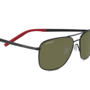 Serengeti Spello 8796 Shiny Black Polarised 555nm